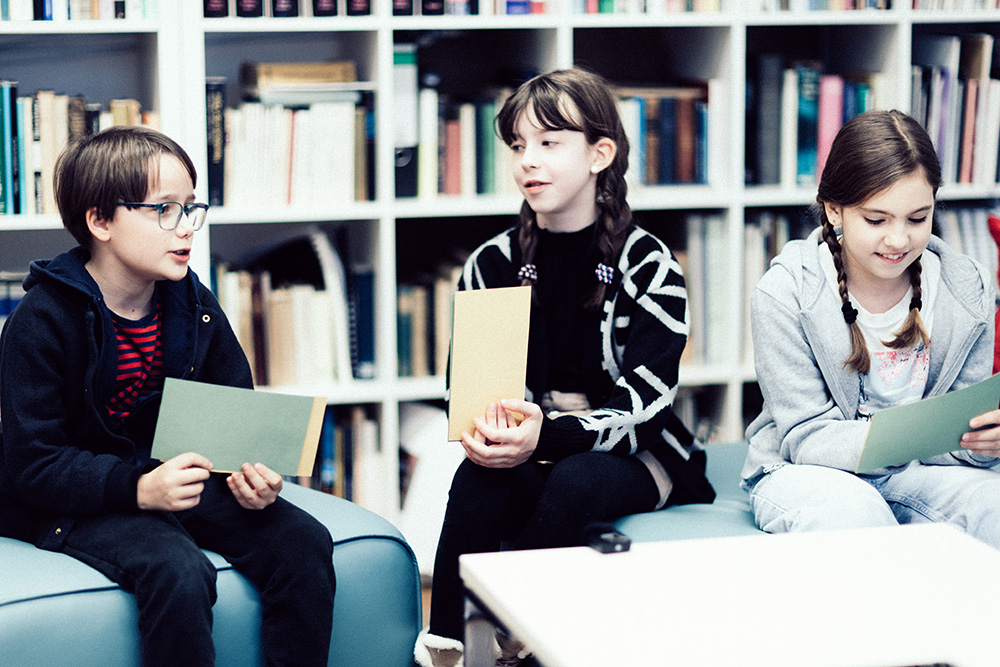 Marvin, Anna und Alina